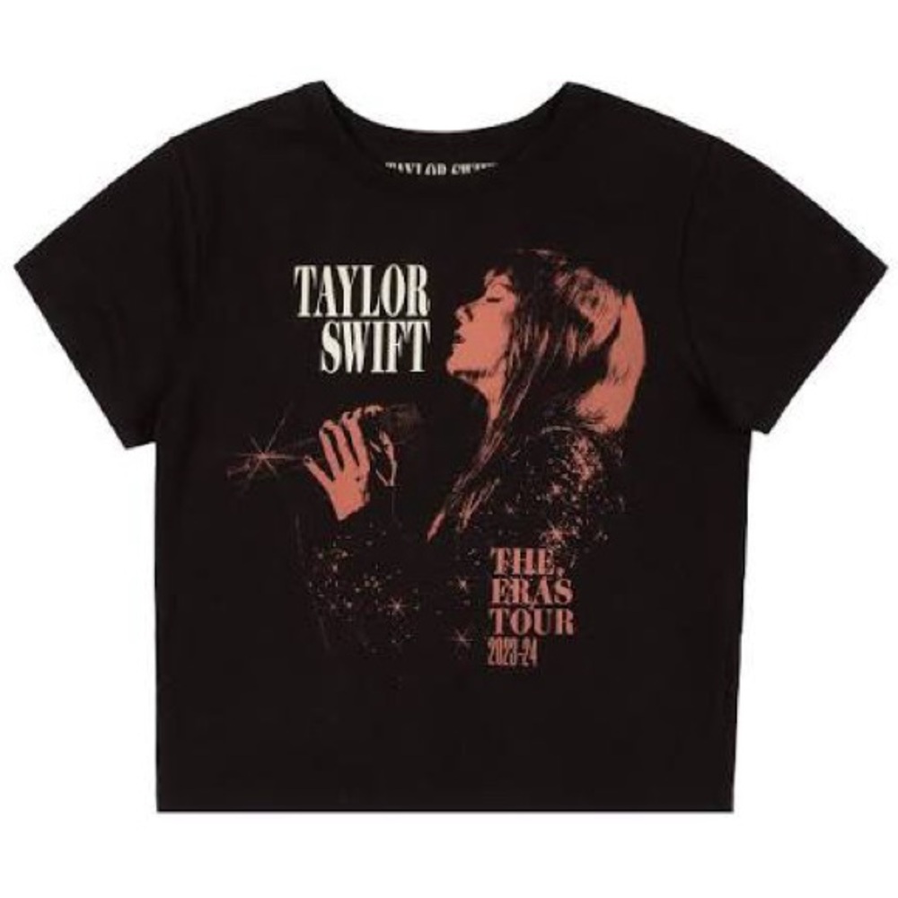 Taylor Swift Eras Tour Black Baby Tee